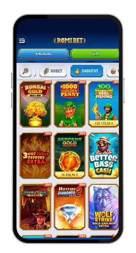 RomiBet Mobiele App site